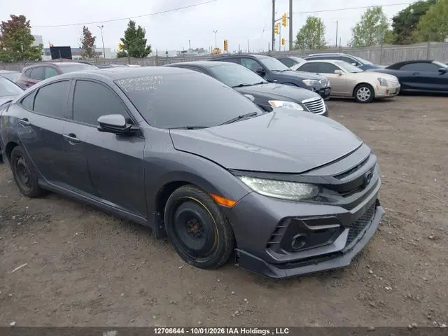 2HGFC1E53HH200410 — 2017 Honda Civic SI SI, Левый бок (Left Side), фото до ремонта