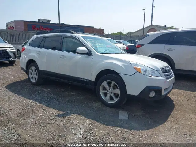4S4BRGDC5E3214382 — 2014 Subaru Outback 2.5I Premium, Передняя часть (Front), фото до ремонта