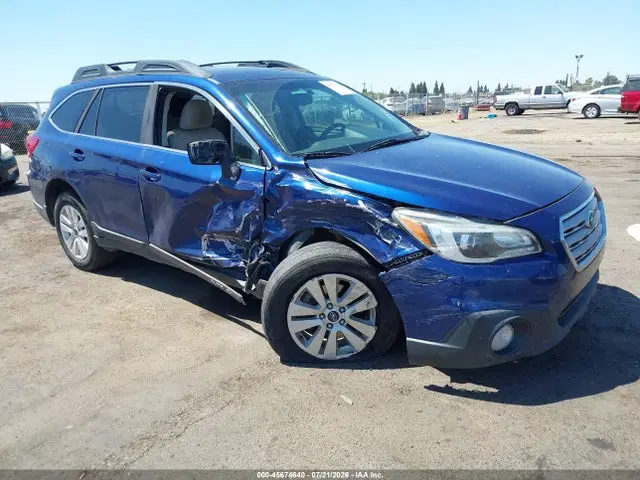 4S4BSADC7H3312254 — 2017 Subaru Outback 2.5I Premium, Правый бок (Right Side), фото до ремонта