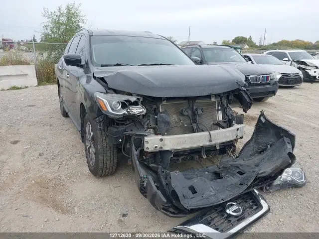 5N1DR2MM9HC692541 — 2017 Nissan Pathfinder Platinum/S/SL/SV, Передняя часть (Front), фото до ремонта