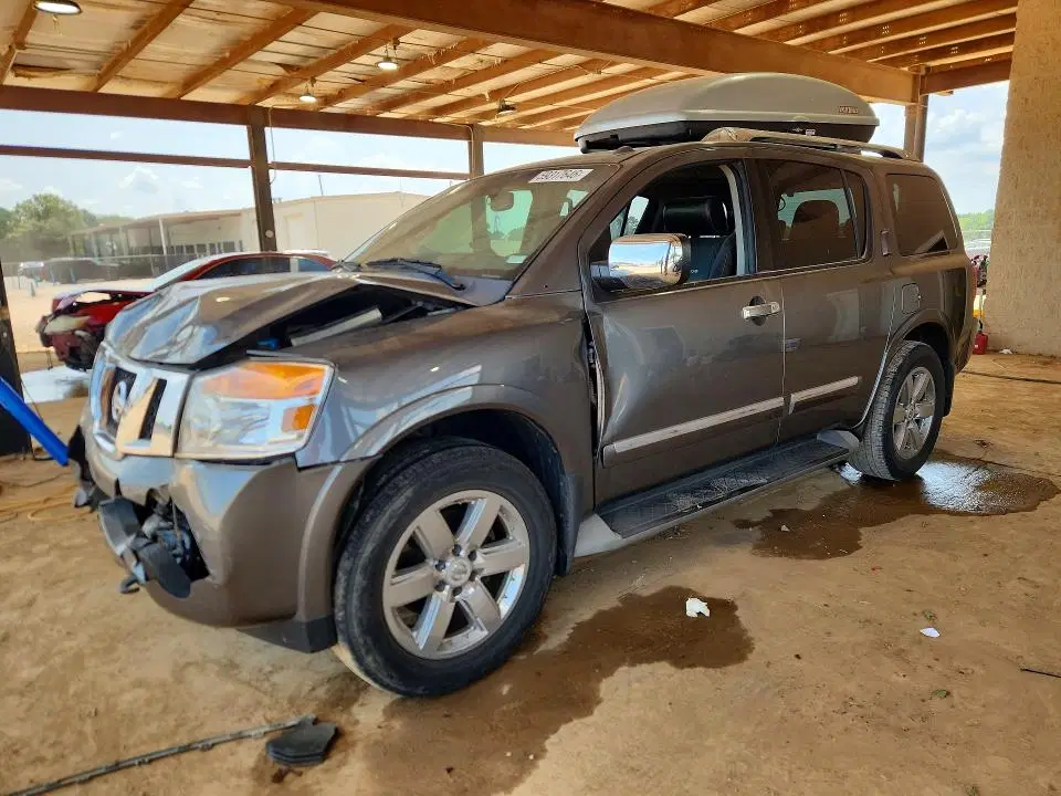 5N1BA0NC5DN605368 — 2013 Nissan Armada, Передняя часть (Front End), фото до ремонта