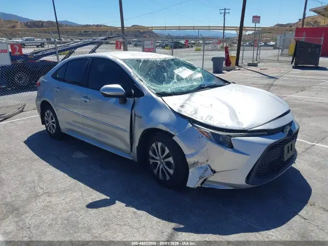 JTDEBRBE5LJ022507 — 2020 Toyota Corolla Hybrid LE, Опрокидывание (Rollover), фото до ремонта