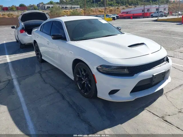 2C3CDXHG2PH671403 — 2023 Dodge Charger GT, Передняя часть слева (Left Front), фото до ремонта