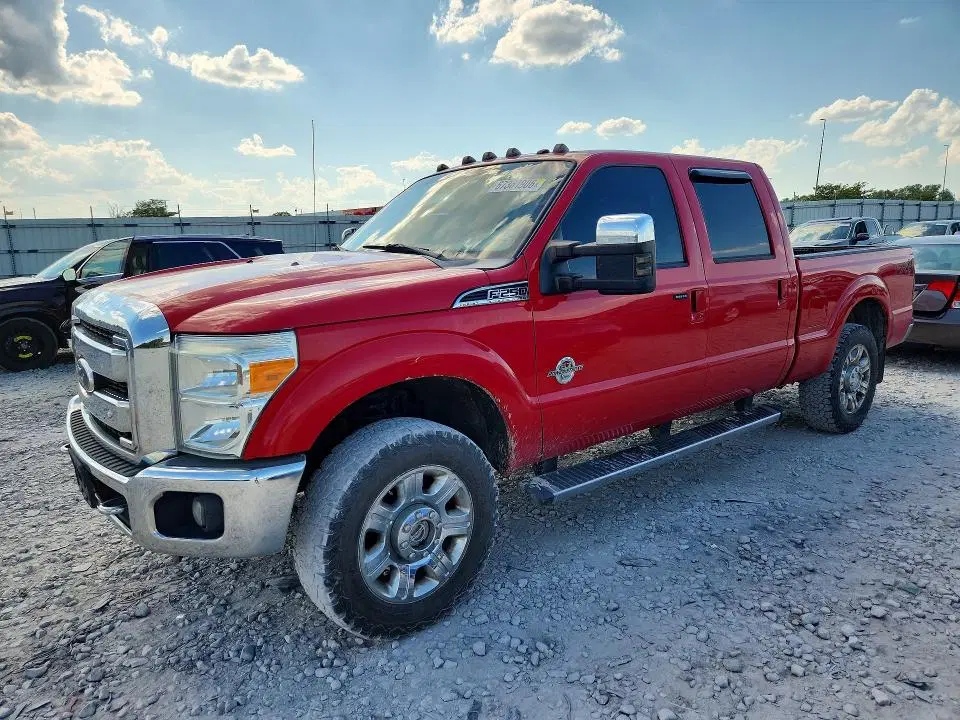 1FT7W2BTXCEA69169 — 2012 Ford F250, Град (Hail), фото до ремонта
