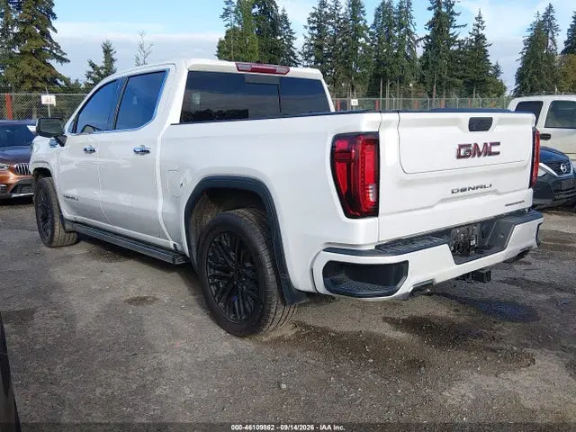 2022 GMC Sierra 1500 Limited 4wd Short Box Denali VIN 3GTU9FEL6NG204009 фото 3