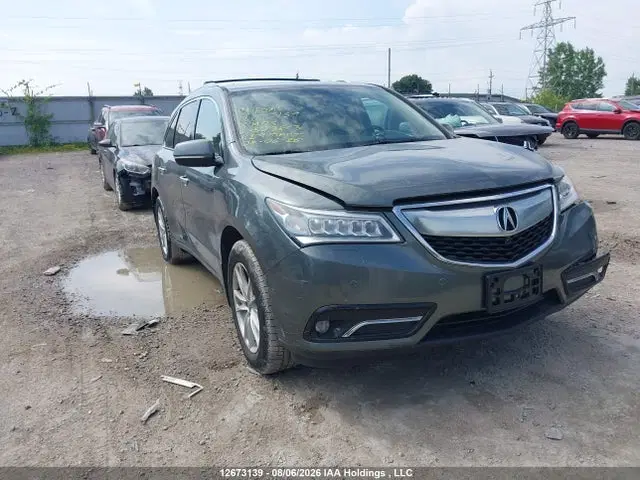5FRYD4H88GB503813 — 2016 Acura MDX Elite, Левый бок (Left Side), фото до ремонта