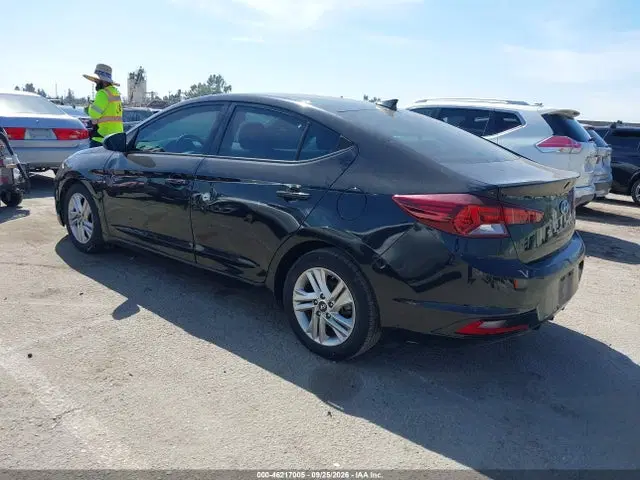2020 Hyundai ELANTRA SEL VIN 5NPD84LF6LH579830 фото 3
