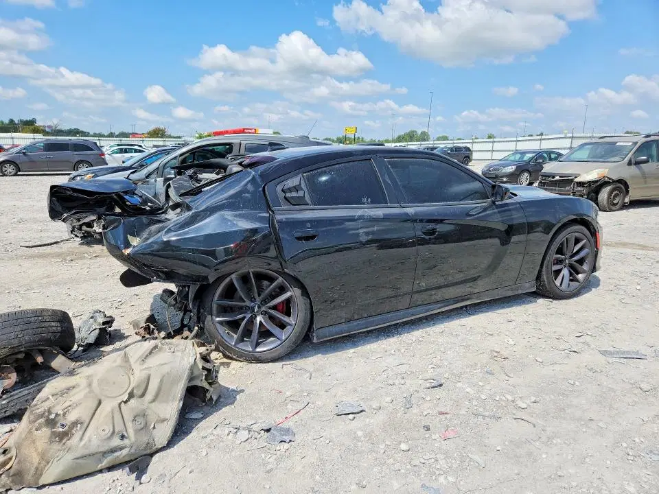 2019 DODGE CHARGER VIN 2C3CDXGJ0KH668117 фото 3