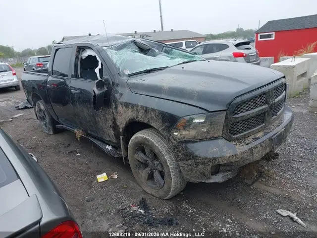 1C6RR7KT1KS536225 — 2019 RAM 1500 Classic ST, Передняя часть (Front), фото до ремонта