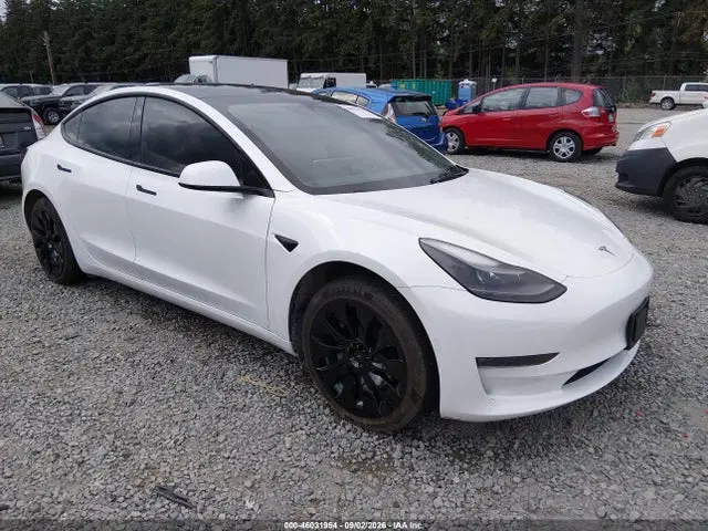 5YJ3E1EB1NF325196 — 2022 Tesla Model 3 Long Range Dual Motor ALL-Wheel Drive, Левый бок (Left Side), фото до ремонта