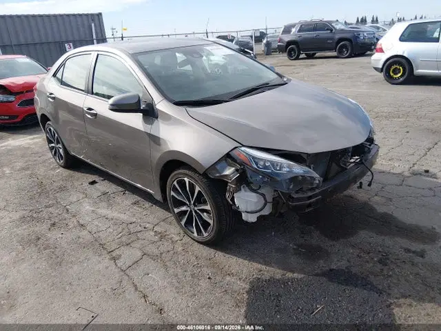 5YFBURHE8HP636622 — 2017 Toyota Corolla SE, Передняя часть (Front End), фото до ремонта