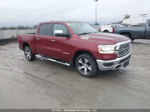 1C6SRFJT8KN584705 — 2019 RAM 1500 Laramie, Задняя часть (Rear), фото до ремонта