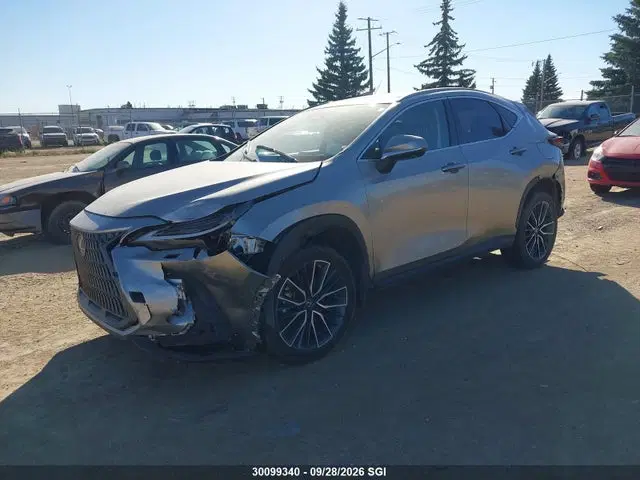 2022 Lexus NX 350 VIN JTJGGCEZ7N5000541 фото 2