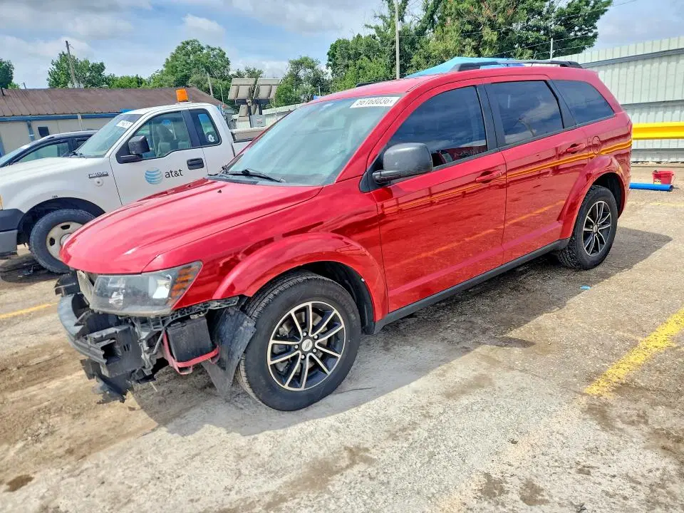3C4PDCABXJT385897 — 2018 Dodge Journey, Передняя часть (Front End), фото до ремонта