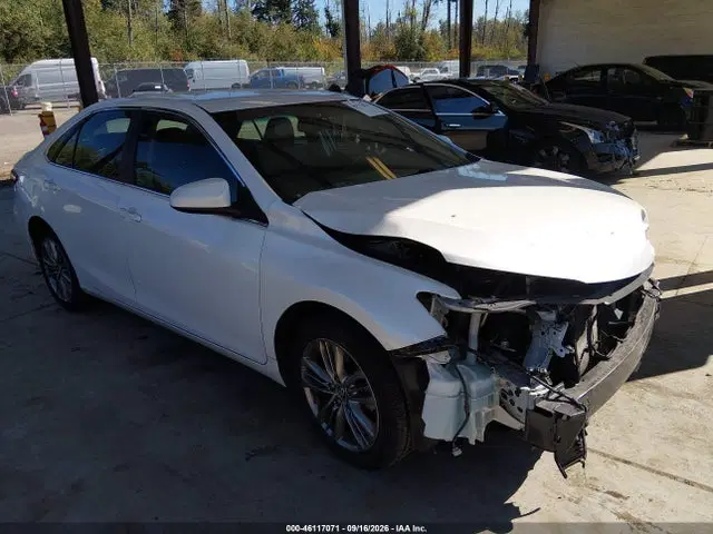 4T1BF1FK3GU160023 — 2016 Toyota Camry SE, Передняя часть (Front End), фото до ремонта