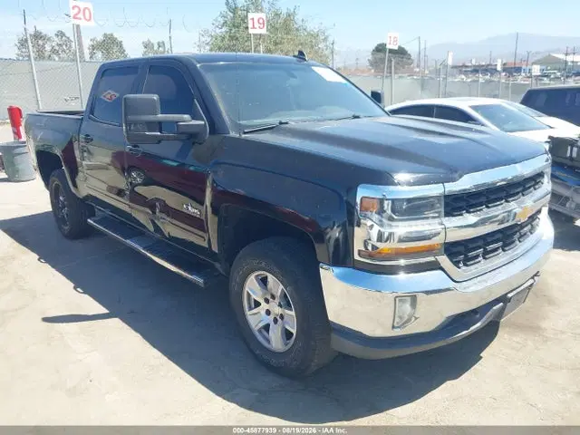 3GCUKREC6JG159931 — 2018 Chevrolet Silverado 1500 1LT, Задняя часть (Rear), фото до ремонта