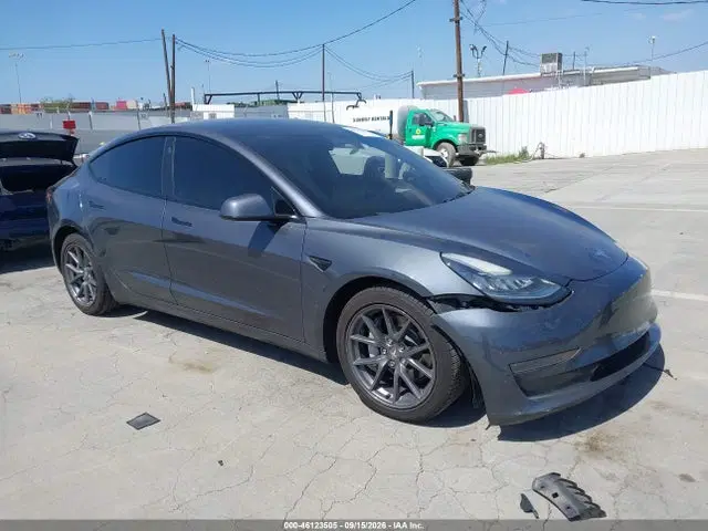 5YJ3E1EB8NF241540 — 2022 Tesla Model 3 Long Range Dual Motor ALL-Wheel Drive, Передняя часть слева (Left Front), фото до ремонта