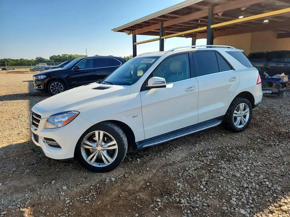 4JGDA5HB1CA001119 — 2012 Mercedes-Benz ML, Передняя часть (Front End), фото до ремонта