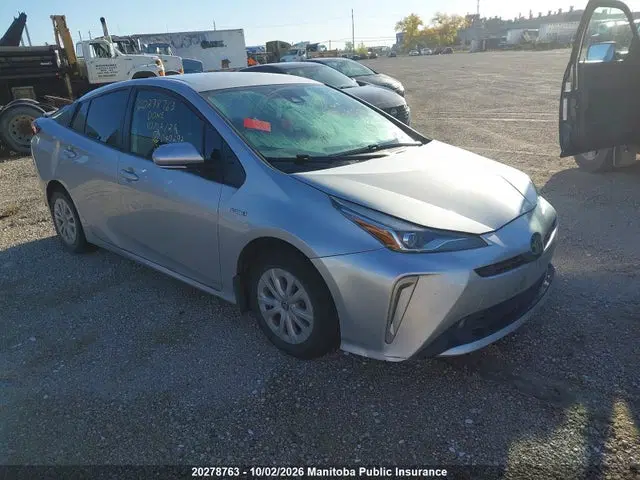 JTDL9MFU3N3040292 — 2022 Toyota Prius AWD-E, Передняя часть (Front), фото до ремонта