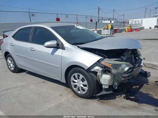 2T1BURHE8GC659946 — 2016 Toyota Corolla L, Передняя и задняя части (Front & Rear), фото до ремонта