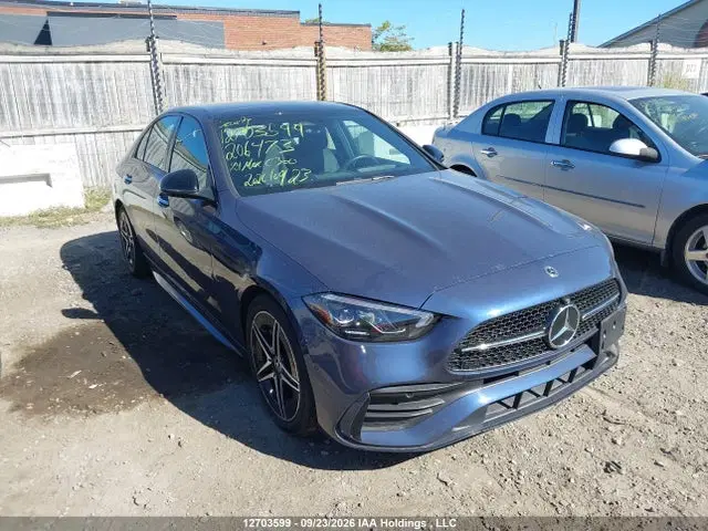 W1KAF4HBXRR206473 — 2024 Mercedes-Benz C 300 4MATIC, Подтопление (Water), фото до ремонта