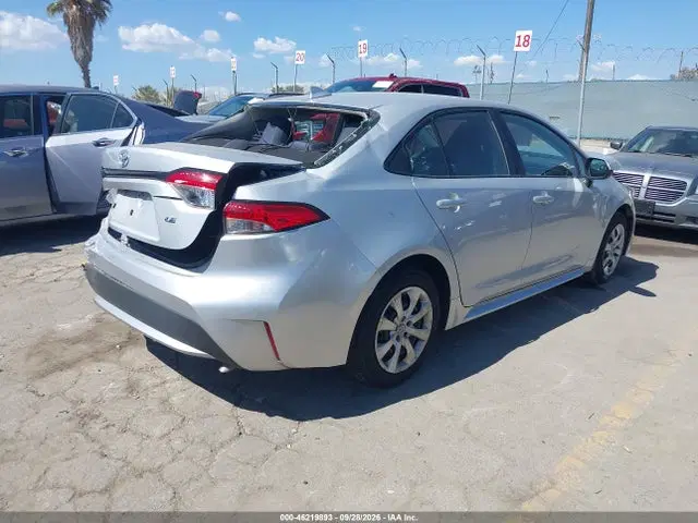 2021 Toyota COROLLA LE VIN 5YFEPMAE7MP193472 фото 4