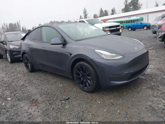 5YJYGDEE8LF022571 — 2020 Tesla Model Y Long Range Dual Motor ALL-Wheel Drive, Задняя часть (Rear), фото до ремонта