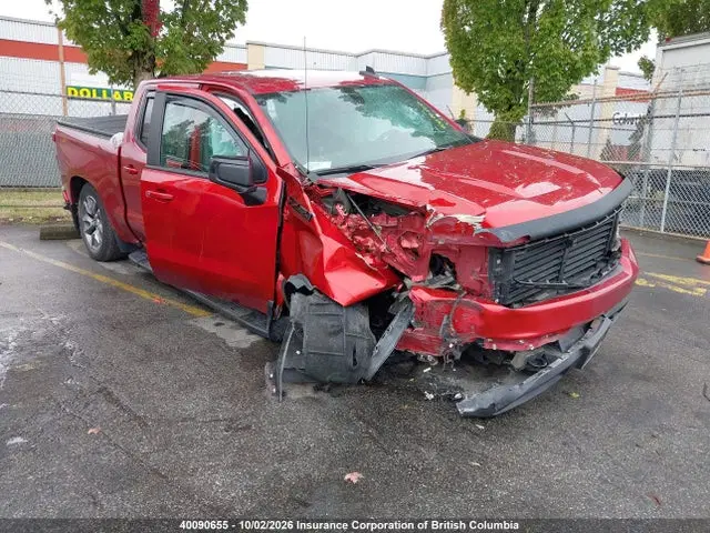 1GCUYEET9MZ422425 — 2021 Chevrolet Silverado 1500 Rst, Передняя часть (Front), фото до ремонта