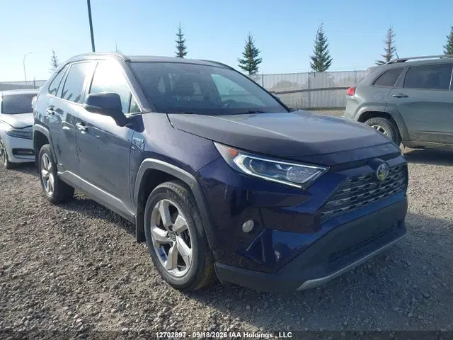2T3DWRFV7KW007467 — 2019 Toyota RAV4 Hybrid Limited, Передняя часть (Front), фото до ремонта