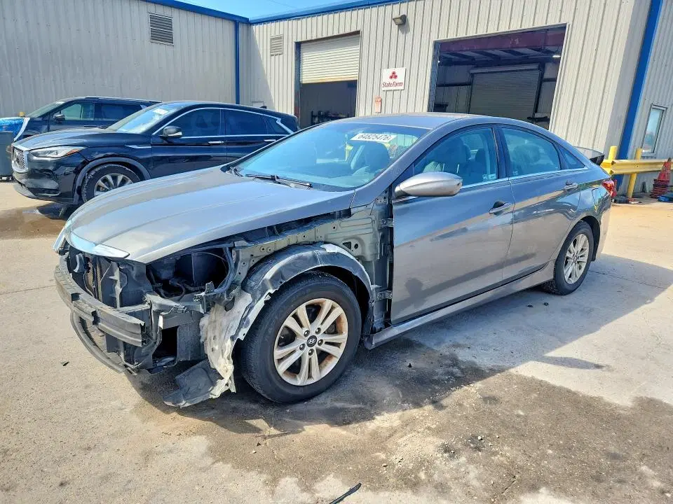 5NPEB4AC5EH907501 — 2014 Hyundai Sonata, Передняя часть (Front End), фото до ремонта