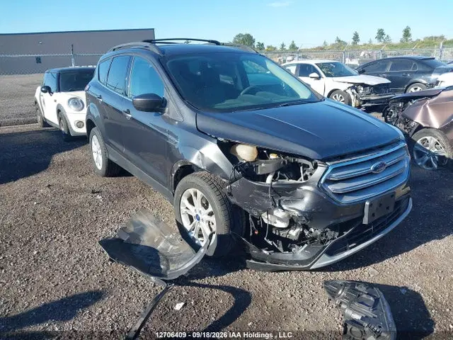 1FMCU9GD0JUC97808 — 2018 Ford Escape SE, Передняя часть (Front), фото до ремонта