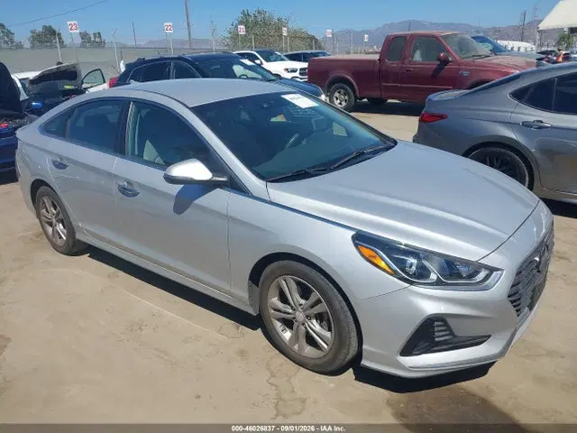 5NPE34AF2JH647172 — 2018 Hyundai Sonata SEL, Задняя часть (Rear), фото до ремонта