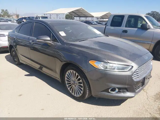 3FA6P0K91FR238004 — 2015 Ford Fusion Titanium, Изъят кредитором (Repossession), фото до ремонта