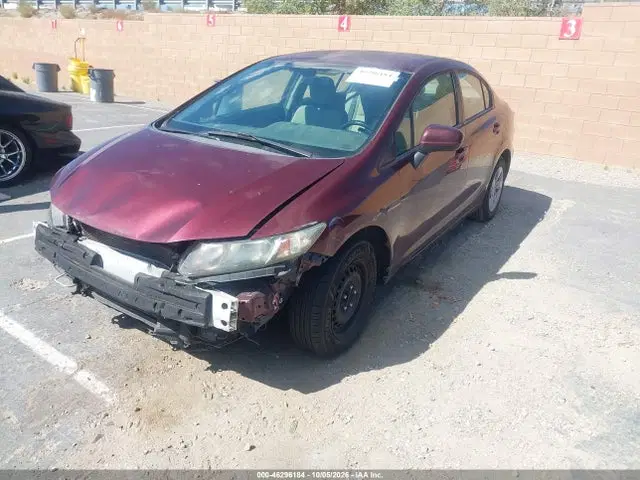 2014 Honda Civic Lx VIN 19XFB2F59EE212431 фото 2