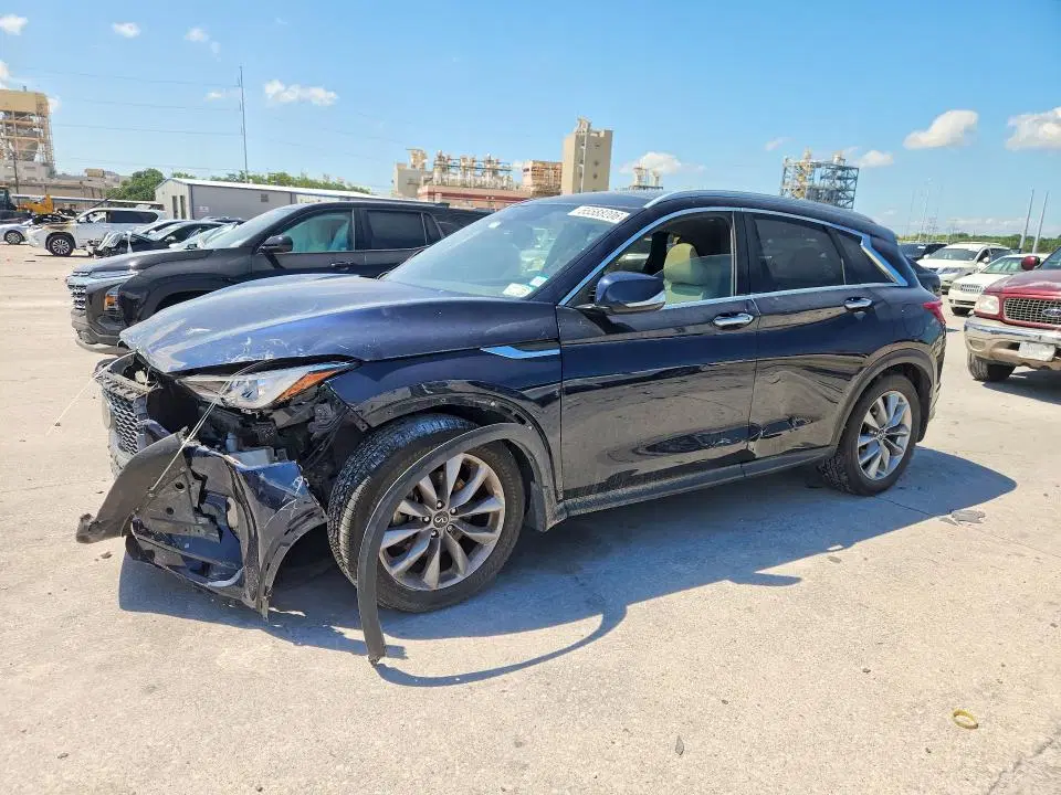3PCAJ5BB4MF100655 — 2021 Infiniti QX50, Передняя часть (Front End), фото до ремонта