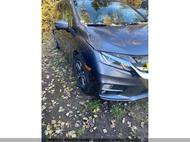 5FNRL6H63JB502191 — 2018 Honda Odyssey EXL, Передняя часть (Front), фото до ремонта