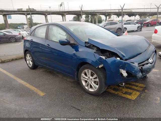 KMHD35LH6EU191751 — 2014 Hyundai Elantra GT, Передняя часть (Front), фото до ремонта