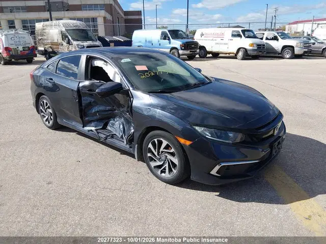 2HGFC2F76KH029665 — 2019 Honda Civic EX, Правый бок (Right Side), фото до ремонта