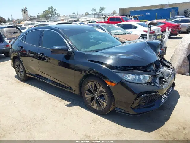 SHHFK7H6XKU407073 — 2019 Honda Civic EX, Передняя часть (Front End), фото до ремонта