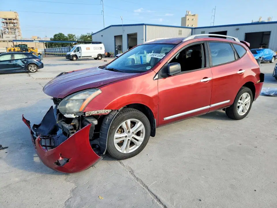 JN8AS5MT4FW671228 — 2015 Nissan Rogue Select, Передняя часть (Front End), фото до ремонта