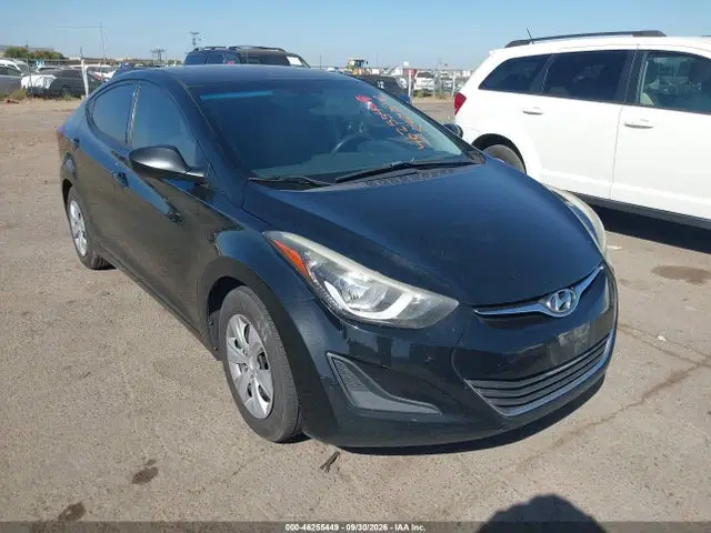5NPDH4AE3GH696376 — 2016 Hyundai Elantra SE, Естественный износ (Normal Wear & Tear), фото до ремонта