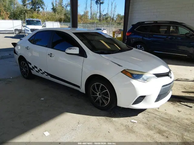 5YFBURHE0EP103501 — 2014 Toyota Corolla LE, Задняя часть (Rear), фото до ремонта