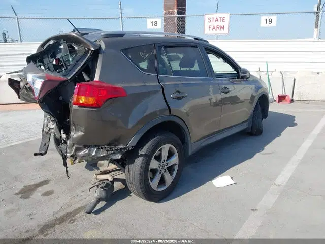 2015 Toyota Rav4 Xle VIN 2T3RFREV4FW267628 фото 4