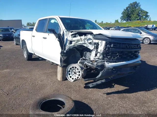 3GCPDAEK7NG659036 — 2022 Chevrolet Silverado 1500, Передняя часть (Front), фото до ремонта