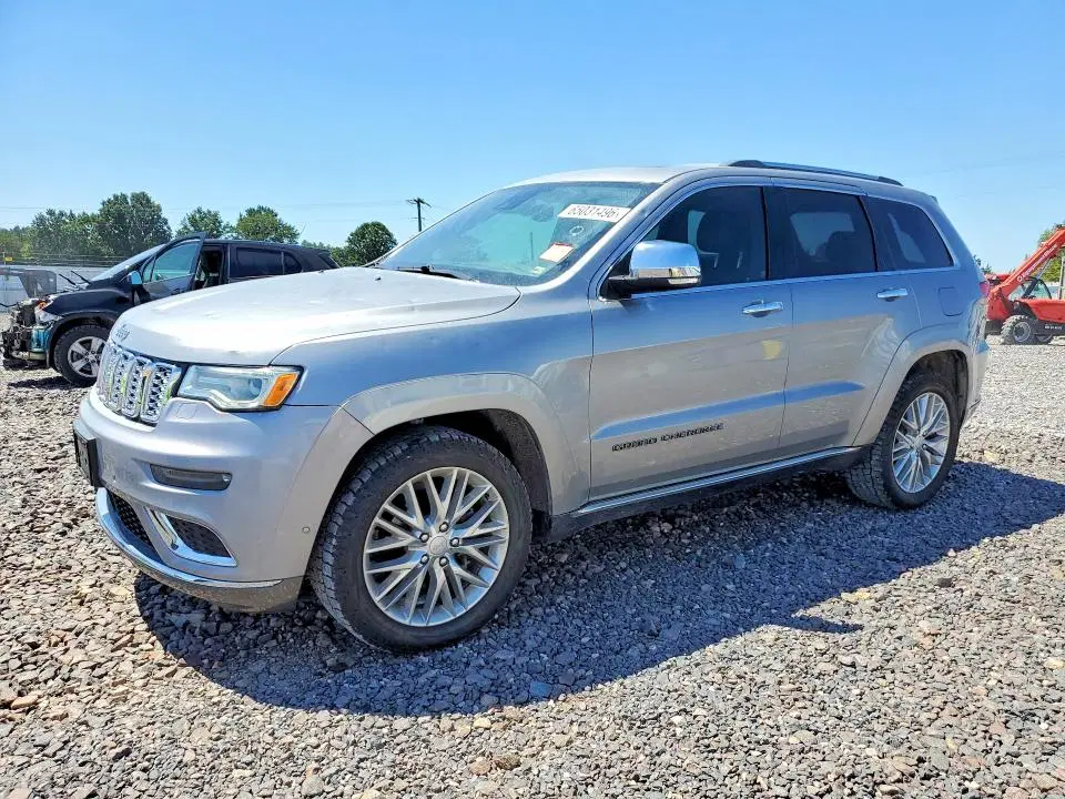 1C4RJFJG0JC373526 — 2018 Jeep Grand Cherokee, Град (Hail), фото до ремонта
