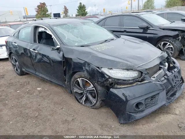 2HGFC1F90JH107304 — 2018 Honda Civic Touring, Опрокидывание (Roll Over), фото до ремонта