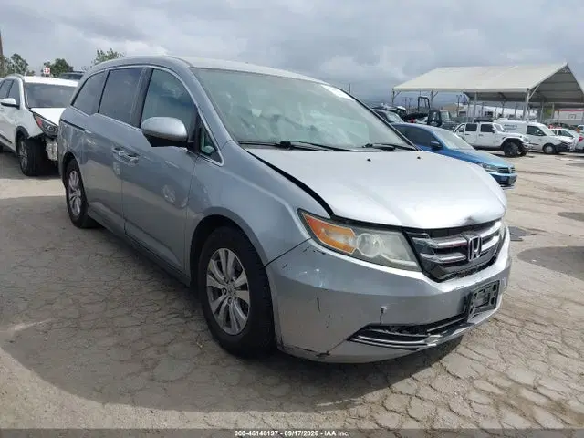 5FNRL5H40GB153864 — 2016 Honda Odyssey EX, Передняя часть (Front End), фото до ремонта