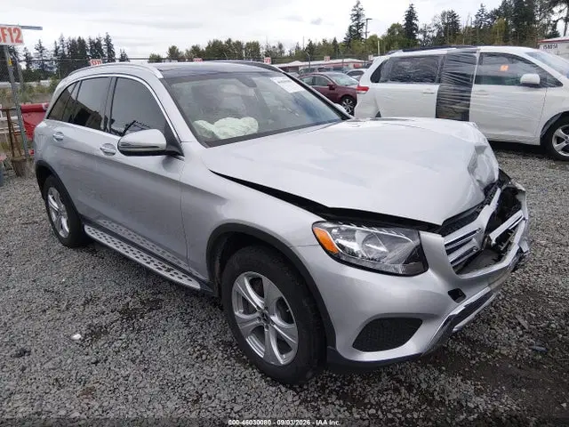 WDC0G4KB8JV014793 — 2018 Mercedes-Benz GLC 300 4MATIC, Передняя часть (Front End), фото до ремонта