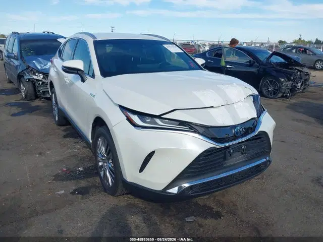 JTEAAAAH4MJ060788 — 2021 Toyota Venza XLE, Передняя часть (Front End), фото до ремонта