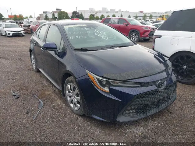 5YFBPMBE6NP351870 — 2022 Toyota Corolla LE, Изъят кредитором (Repossession), фото до ремонта
